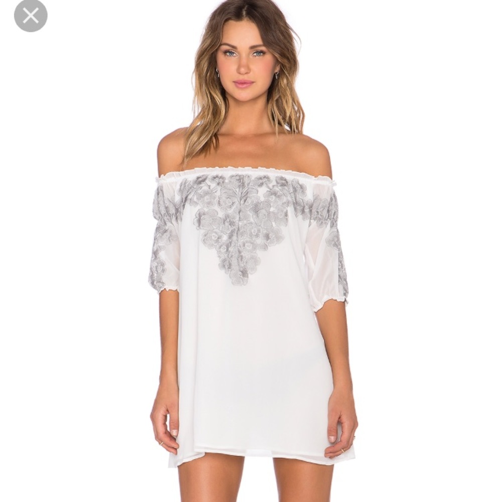 NWOT For Love & Lemons Sicily Mini Dress